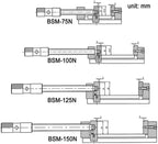 KAKA INDUSTRIAL Drill Press Clamping Vice,Precise Drilling Press Vise (BSM-125N)
