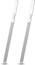 Toenail Files for Thick Nails, 4 Sides Heavy Duty Toe Nail File for Thick Toenails, Stainless Steel 7” Long Filer for Men Women, Metal Fingernail Filing Durable Nail Care Tool (2 Pcs/7.1IN)