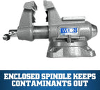 Wilton Mechanics Pro Bench Vise, 4-1/2" Jaw Width, 4" Jaw Opening, 3-1/2" Throat (Model 845M)