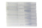 7PC High-Speed Steel Square Hole Mortise Chisel Drill Bit Set for Woodworking, 6/25“ 1/4“ 5/16“ 3/8“ 2/5“ 1/2“ 9/16“ Sizes, Ideal for Mortising Machines and Drill Press Attachments
