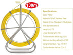 Fish Tape Fiberglass Reel Wire Cable Running Rod Duct Rodder Fishtape Puller 6mm (6mm)