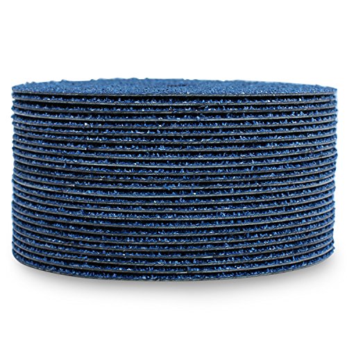 BHA Zirconia Resin Fiber Sanding and Grinding Discs, 4.5” x 7/8”, 60 Grit - 25 Pack