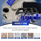SHDIATOOL Diamond Drill Core Bits Kit Hole Saw Sets Diamond Drilling Mould Guide for Porcelain Tile Marble Ceramic Granite with Hollow EVA Guide Jig 12pcs(6/6/8/20/25/35/50/75/100/20MM/2inch/SDS)