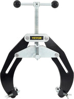 VEVOR Pipe Clamp, 2 to 6 in, High Strength Ultra Clamp with Quick Acting Screws, Steel Pipe Alignment Tool with Lightweight Design, Black