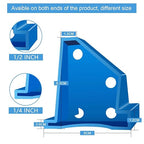 40PCS Flooring Spacers, Laminate Flooring Installation Kit with 1/4” & 1/2” Gap, Wood Flooring Accessories for Laminate, Vinyl Plank, Tiles, Hardwood, Floating Flooring, Blue