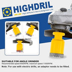 HIGHDRIL Diamond Drill Bits Kit with 5/8-11 for Porcelain Tile Ceramic Marble Brick Concrete Vacuum Brazed Hole Saw(25/35/45/50/65/75mm+20mm Finger Bits)
