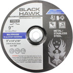 BHA Depressed Center Metal Grinding Wheels for Angle Grinders, 9” x 1/4” x 7/8” - 5 Pack