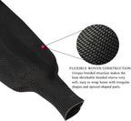 Heat Shrinkable Braided Sleeving 2:1 Ratio- Abrasion Protection Flexibility Wiring Harness Cable Sheath (1" ID, 16ft)