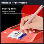 AlgoLaser 10W Laser Engraver Machine: Portable & Smart with 3.5" Touch Screen, Hand Drawing/Wireless/SD Card/Offline Engraving, AlgoOS 2.0 Self Developed System for Wood, Acrylic, Leather