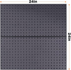 Ultrawall 2 Pcs Metal Pegboard Wall Panels, Peg Boards for Garage Tool Storage
