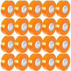 OHLECTRIC Professional Grade Vinyl Electrical Tape (20 Pack) Orange - 7 Mil Thick Flame-Retardant, Heat & Weather Resistant 3/4 Inch x 60 Feet | Ideal for Contractors & Electricians