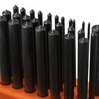 NEIKO 02621A Transfer Punch Set with Premium Heat-Treated Alloy Steel Punches, Hole-Punch Set, Punch Sizes 3/32" to 1/2", 28-Piece Kit