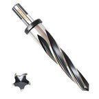 1" Reamer Drill Bit for Metal, M2 HSS Taper Reamer for Steel, Alloy, Wood, Plastic to Align, Enlarge Holes – 5-Spiral Flutes, 1/2" Non-Slip Shank, 25mm Car Reamer, Bridge Construction Reamer.