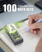 Laser Measure, Inkerma Laser Measurement Tool, Laser Distance Meter with Angle Sensor, Ft/in/M Multiple Units, Length/Area/Volume/Pythagorean Mode,Battery Included