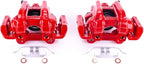 Power Stop Caliper Set For Select BMW Models Rear Pair of High-Temp Red Powder Coated Calipers S7110