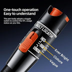 Visual Fault Locator,10-20KM Fiber Optic Cable Tester Meter, VFL Red Light Pen Light Source Testers(Black)
