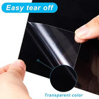 Outus 16 Pieces Waterproof Tent Repair Tape Kit, Repair Tape for Sofa, Tent,seat,Jackets,Umbrella, 8.27" x 11.69" (Black)