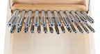 Accusize Industrial Tools 26 Pc Letter Size A to Z H.S.S. Chucking Reamer Set, 5500-SL00