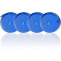 Tape Measure, Measuring Tape for Body Measurements Retractable,Fabric Sewing Tailor Cloth Knitting Craft Weight Loss Measurements Dual Sided 4 Pack (Blue)
