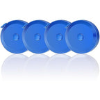 Tape Measure, Measuring Tape for Body Measurements Retractable,Fabric Sewing Tailor Cloth Knitting Craft Weight Loss Measurements Dual Sided 4 Pack (Blue)