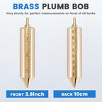 YJINGRUI 98ft/30M Oil Tank Gauging Tapes, Explosion Proof, Stainless Steel Oil Gauging Tape with 350g Brass Plumb Bob, Bent-Handle