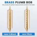 YJINGRUI 98ft/30m Oil Tank Gauging Tapes, Explosion-Proof Oil Gauging Tape, Stainless Steel Sounding Tape Measure with 400g Brass Plumb Bob and Explosion Proof Grounding Wire