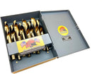 Drill Hog Cobalt M42 Silver & Deming Drill Bit 9/16" - 1"