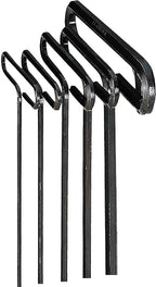 EKLIND 35165 Std Grip Hex T-Key allen wrench - 5pc set Metric MM sizes 2.5-6 (6In shaft)