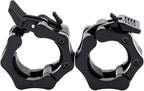 GW Tech Barbell Clamps 2 inch, Heavy Duty Exercise Collars 2" Quick Release Pair of Locking Pro Olympic Weight Bar Plate Locks Collar Clips for Workout Weightlifting Fitness Training (Black£©