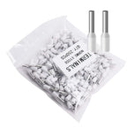 Fidioto 18AWG Wire Ferrules Kits, 250pcs White AWG18 Assortment Wire Ferrule Copper Crimp Connector Insulated Cord Pin End Terminal