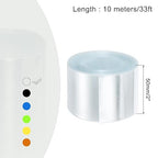 MECCANIXITY Battery Wrap PVC Heat Shrink Tubing 32mm Dia 50mm Flat 33 Feet(10meters) Clear Good Insulation for Battery Pack