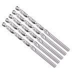 Drill Bit, 3mm Cutting Diameter, 4241 HSS 118° Cutting Angle Uncoated Bright Versatile Jobber Bits - (Applications: for Drilling Plastic Wood Soft Metal), 5-Pieces