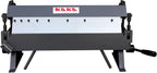KAKA INDUSTRIAL Box and Pan Brake, 24-Inch Sheet Metal Brake, 16-Gauge Mild Steel Capacity Metal Brake Bender, Pan and Box Brake 1–135 Degree Adjustable, Metal Finger Break with 5 Fingers W-2416Z
