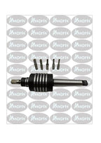Assorts Lathe's Live Revolving Center MT-2 Shank Teng Style Featuring Square Tool and Rotary Broach (HSS) for Superior Machining Accuracy and Versatility