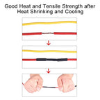 XHF 1 Inch (25mm) 3:1 Waterproof Heat Shrink Tubing Marine Grade Wire Cable Adhesive Lined Tube Insulation Seal Against Moisture Corrosion and Air Leakage, 4 Ft Black