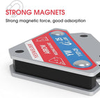 YESWELDER 25 LB & 50LB & 75 LB Welding Magnet 6 Pieces of Magnetic Welding Holder 25 LBS/ 50 LBs 75 LBs Holding Power Welding Accessories