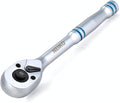 NEIKO 03115A 1/4 Inch Ratchet Wrench, 100-Tooth Reversible Ratchet, 3.6 Degree, Quick Release 1/4 Drive Ratchet, 6" Handle Ratchet, Oval Head Socket Wrench, CR-V Steel Quarter Inch Rachet Wrench