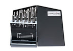 Accusize Industrial Tools U.N.F. 18 Pc H.S.S. Tap and Drill Set, 0001-0050