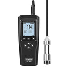 EC-900 Professional Coating Thickness Gauge with External Ruby Wear-Resistant Probe, Paint Depth Meter with Fe 0-5000μm, Non-Fe 0-3000μm Measuring Range, USB Data Transfer