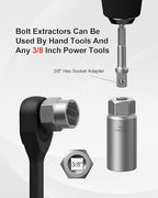 Kolvoii Screw Extractor Set & Bolt Extractor Kit, Stripped Lug Nut Remover Set, 67 Pcs Easy Out Bolt Extractor Set for Rusted, Rounded, Damaged Nuts, Screws, Bolts, 35#CR-MO 6542/4341 HSS Steel Cobalt