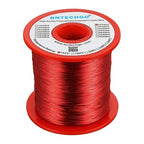 BNTECHGO 32 AWG Magnet Wire - Enameled Copper Wire - Enameled Magnet Winding Wire - 1.0 lb - 0.0078" Diameter 1 Spool Coil Red Temperature Rating 155℃ Widely Used for Transformers Inductors