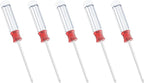 5PCS Mini Phillips Screwdriver, 3mm Cross Head with Clear Non-slip Handle for Small Appliances, 5"(127mm) Total Length, Magnetic