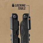 Gerber Gear Multi-Plier 600 - 14-in-1 Multitool with Sheath, Needlenose Pliers, Screwdriver, Serrated Knife, Wire Crimper, Bottle Opener, Can Opener & More - Made in USA - Black with Sheath