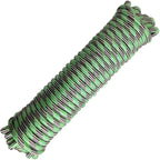 Diamond Braided Polypropylene Rope Nylon Rope Mix Thick Heavy Duty Ropes 3/8 inch 60ft High Strength Perfect for Clothesrope Camping Hiking and Other Outdoor Activities Green
