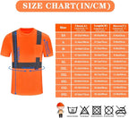 AYKRM Safety T Shirt Reflective High Visibility hi vis Long Sleeve T Shirt (XS-6XL)