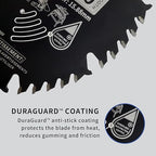 10 Inch 50 Tooth ATB Saw Blade with 5/8 Inch Arbor & DuraGuard Anti-Stick Coating for Miter Saws and Table Saws (DF1000SP50)