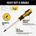 HORUSDY 13-Piece Magnetic Torx Screwdrivers Set | T5 - T40 Magnetic Torx Screw drivers Set | Star Screwdriver Set