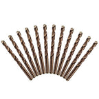 12pcs 3/8" Cobalt Drill Bits, M35 Drill Bits for Metal, Stainless Steel, Cast Iron, Wood, Plastic, Fully Ground from Pro Edge Technology
