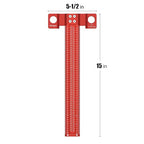 Woodworking Scriber T-Square Ruler 12in with Thoughtful Support Lips, Architect Ruler for Carpenter Work, Layout and Measuring Tools…