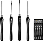 FindBuyTool Woodturning Tools, 4pcs Carbide Tipped Lathe Tools, Carbide Lathe Turning Tools set for Woodworking, Wood Turning Tools for Lathe, Mid Size